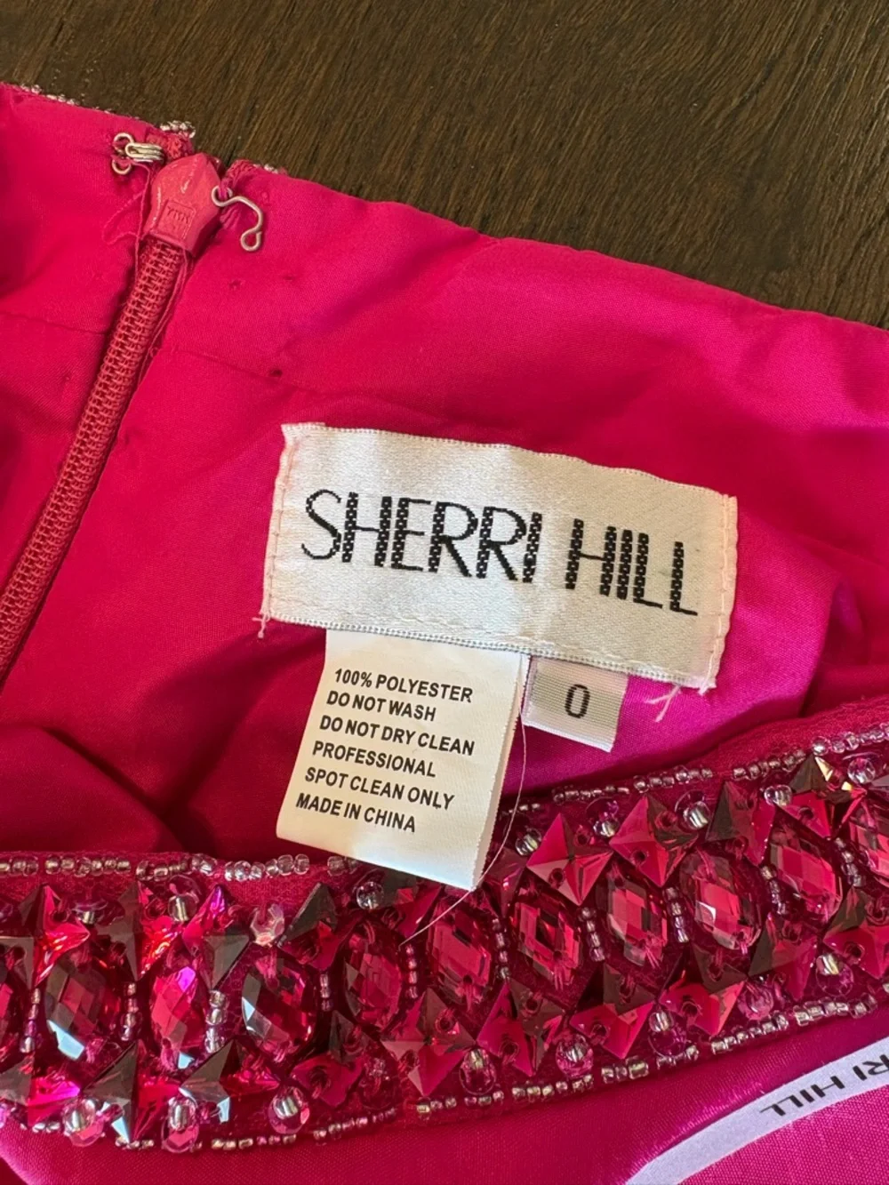 Sherri Hill Pink Two-Piece Formal Dress (size 0) - Picture 12 of 12